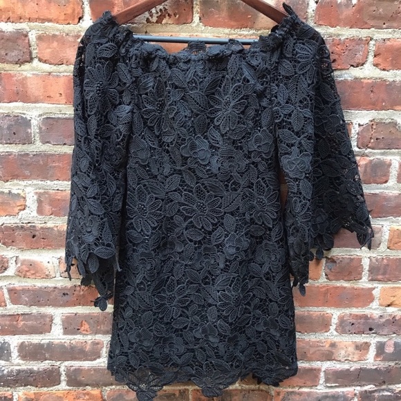 Free People Off Shoulder Lace Dress - Picture 4 of 8